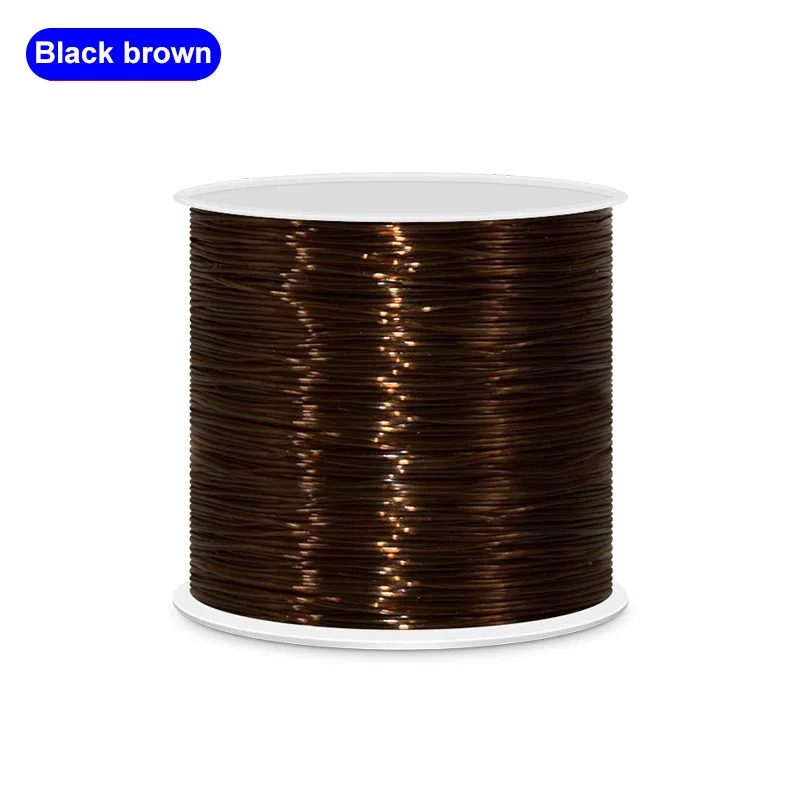 0.6mm-1.0mm Small Roll Round Crystal Transparent Elastic Thread For Manual Diy Weaving