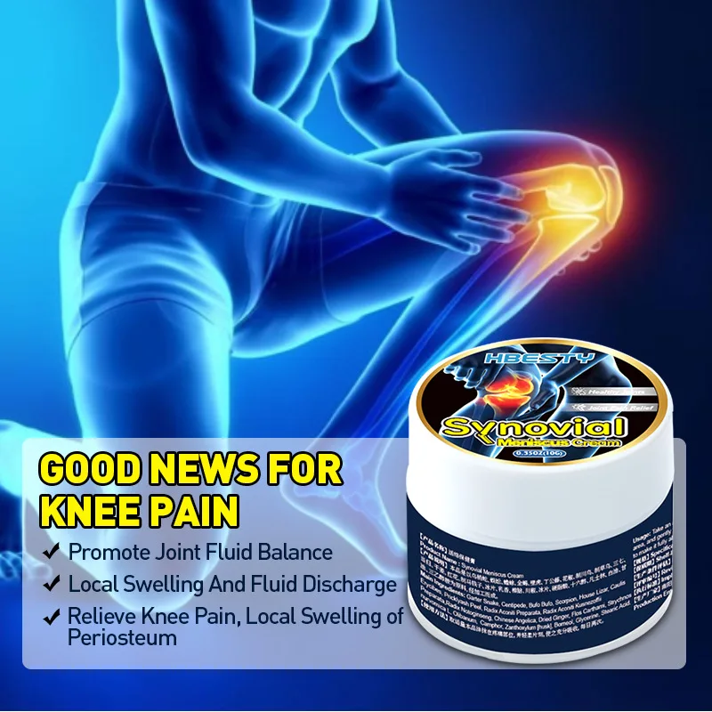 HBESTY Natural Relief Joint Stiffness Wormwood Synovial Activating Plaster Pain Relief Cream Joint Muscle Pain Relieving Balm