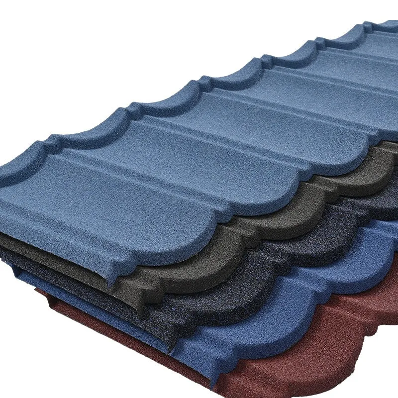 Modern Design 0.45mm Thick Stone Coated Metal Roof Tile Aluzinc Steel and Aluminium for Villa Building in Nigeria