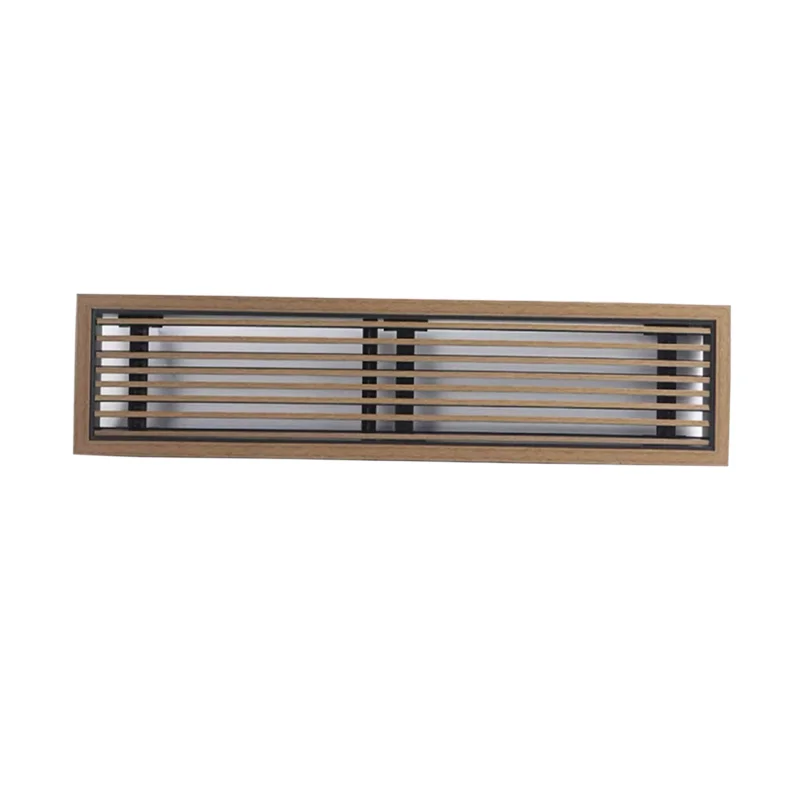 Non Condensing Detachable Wood Color Grain Grille for Central Air Conditioning Vents