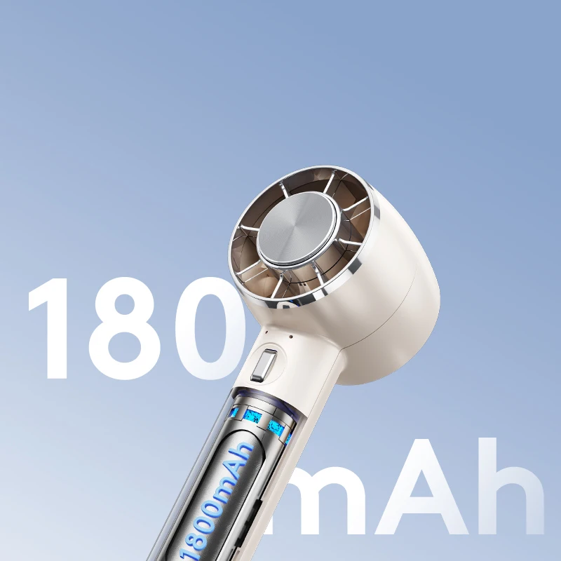 Hot Sale 1800mAH Table Standing Usb Rechargeable Fan Hand Portable Mini Cooler Handheld Fan