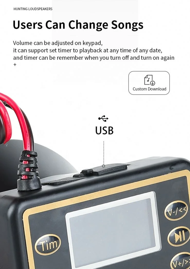 HIgh Quality Factory Wholesale Waterproof Bird caller for Hunting Bird Sound Machine Bird Device with Different Sounds