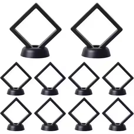 Challenge Coin Floating Transparent Phone Case Jewelry Specimen Military Medal Stand Frame Display Stand 3D Floating Frame