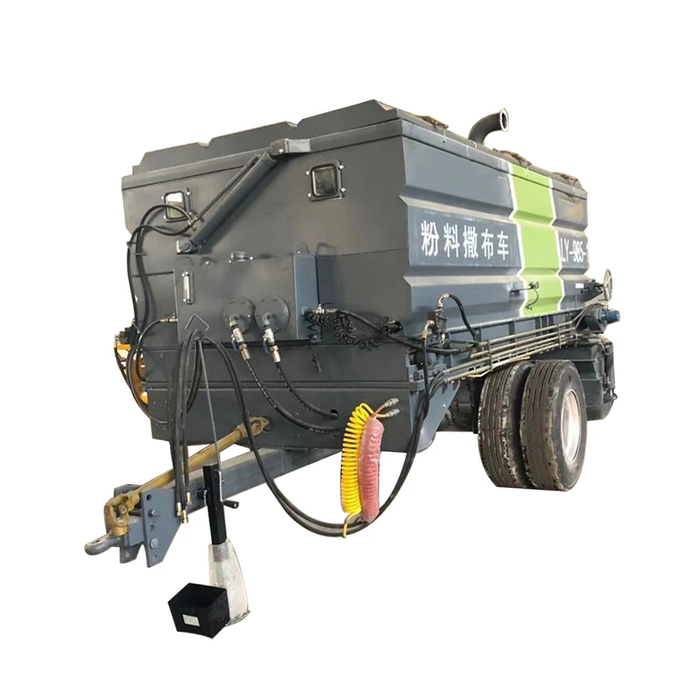 Construction road ash spreader Cement ash spreader Trailed ash spreader