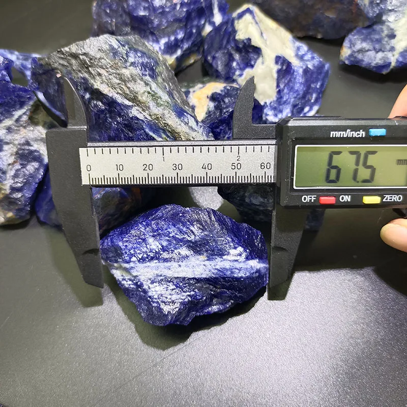 Sodalite  Rough Stones Natural Healing Crystal Mineral Specimen Sodalite  Raw Stones for Collection