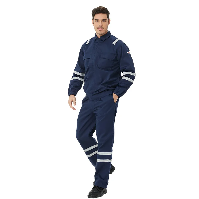 Multi Functional Soft Shell Colourful Navy Coverall Uniform fireproof work clothes for construction workwear overalls