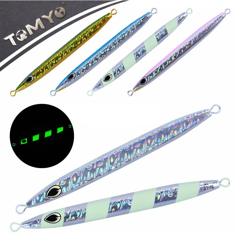 ToMyo  Metal Fishing Jig120g/150g/180g Metal Casting Lures Bait Luminous Fishing Lure Hard Jigging Lure