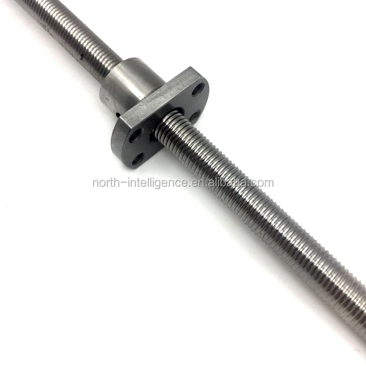 2500mm ballscrew SFU0410 miniature ball screw and nuts 4mm