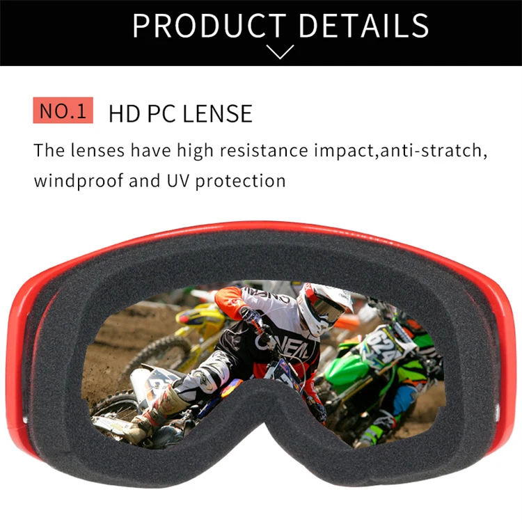 uv400 moto cross goggles moto gafas de motocross racing motorcycle eyewear motorbike goggles