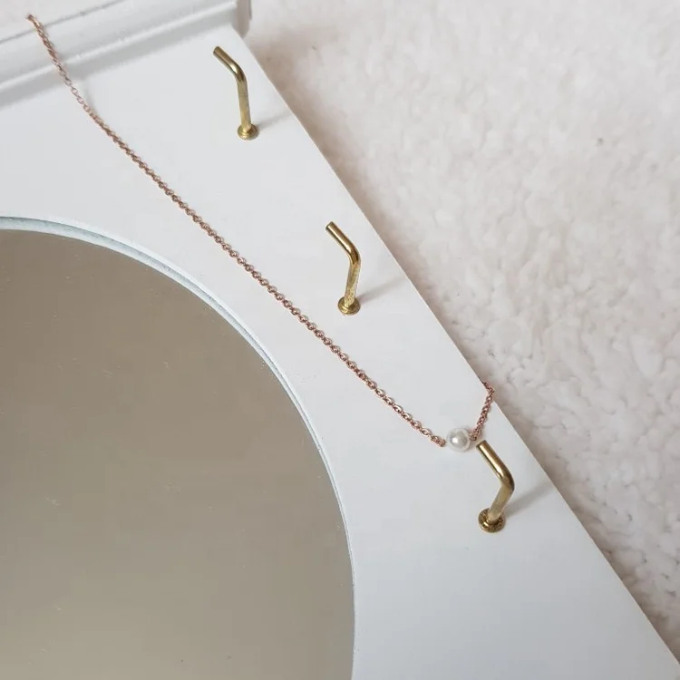 Simple Fashion Dainty Necklace Choker Necklace Stainless Steel Small Pearl Women Fine Jewelry CLASSIC Latest Necklace Designs