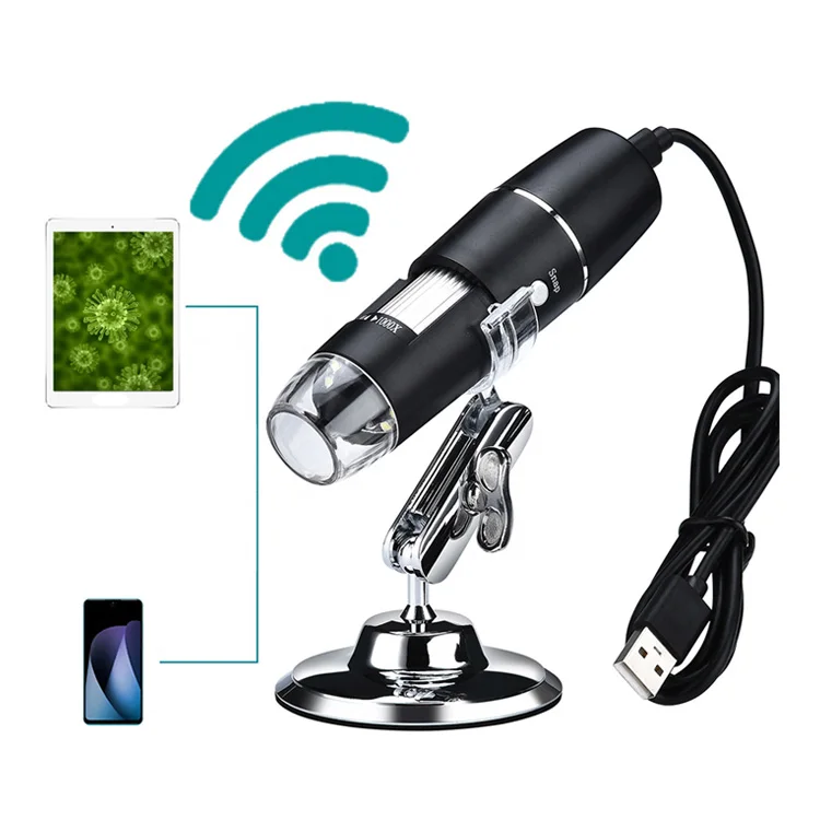 Wireless Digital Wifi Usb Microscope 50x To 1000x Magnification Mini Handheld Endoscope Inspection Camera