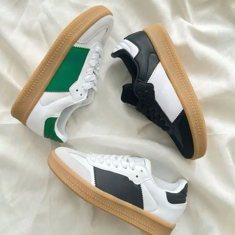 2025 New Color Designer Casual samba shoes Women Leopard Sier Sporty Rich  Nylon Low Mens Outdoor Sports Sneakers