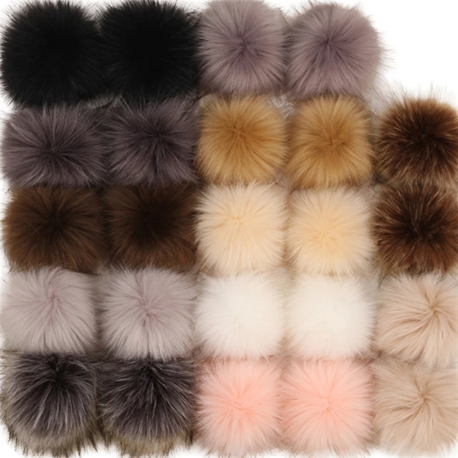 19cm Pompones Natural Color Pompoms