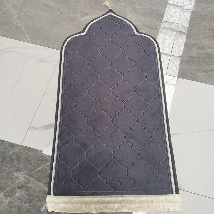 Matt Velvet Thick Muslim Islamic Ramadan Special Shape Set Gift Adult Kids Sizes Thick Prayer Mat