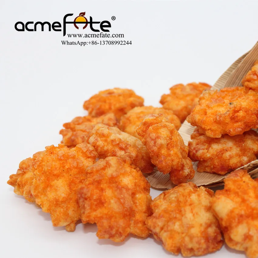 Low Fat Healthy Grain Snack Christmas Rice Cracker Made in China