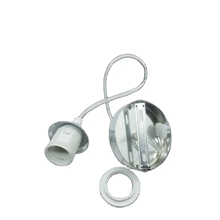 E27 full-tooth belt ring lamp holder lamp base sling 68 large and two-stage creative hanging chandelier accessories