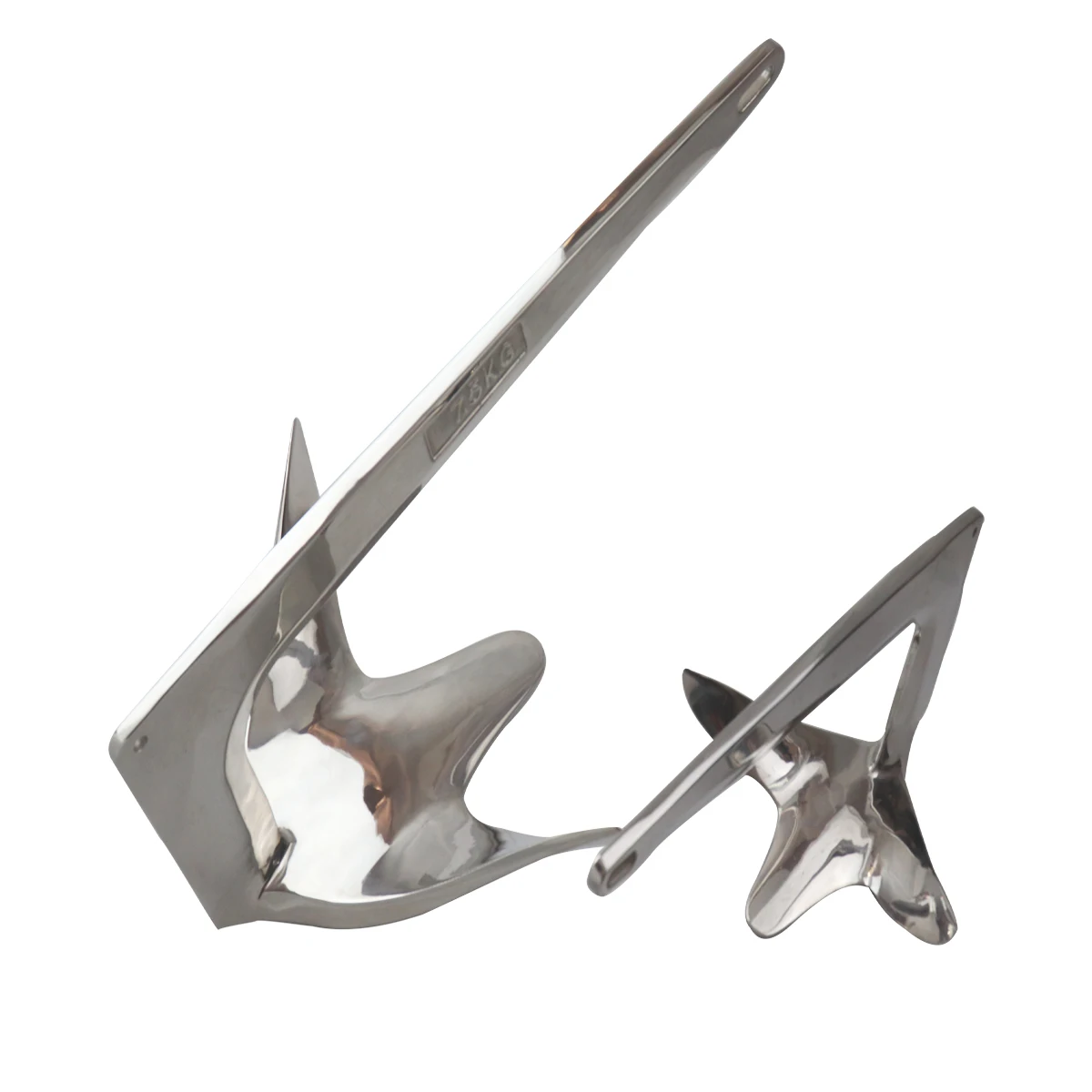 Якорь для лодки Anshun AISI316 из нержавеющей стали зеркальный полированный якорь для продажи