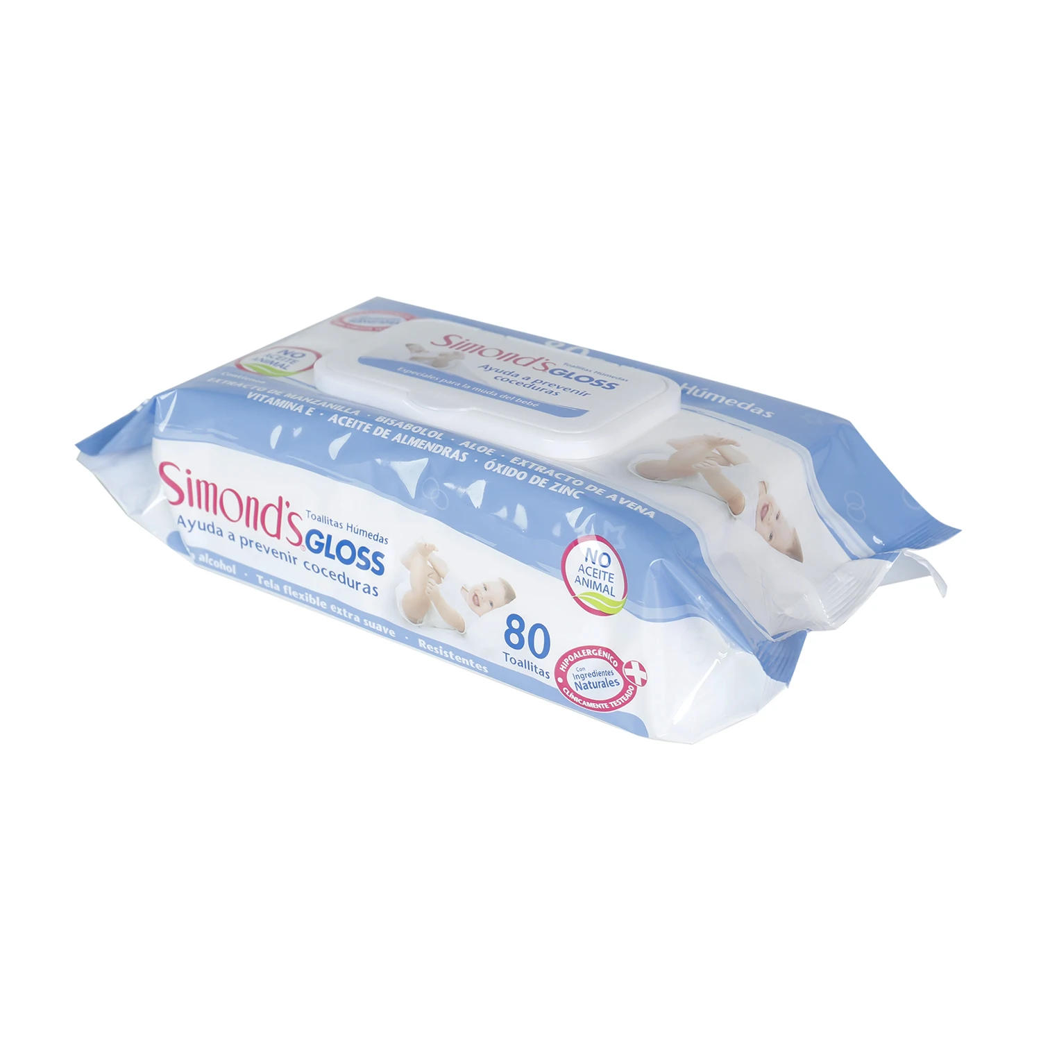 OEM/ODM Custom Spunlace Non-Woven Baby Wipes 80pcs Ultra Soft for Baby
