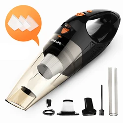 Vaclife 12V 100W Cordless Vacuum Cleaners Rechargeable for Mini Handheld Portable Car Vacuum Cleaner Sofa Vacuum Battery Medium