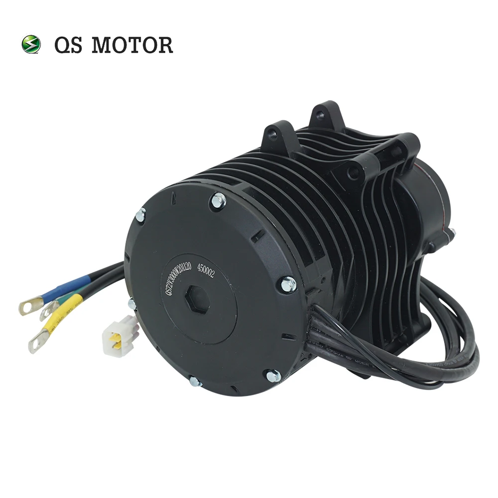 Новый Средний приводной двигатель QS138 70H V3 72 в 100 км/ч с редуктором 1:2.35 для электрического вездехода диртбайка