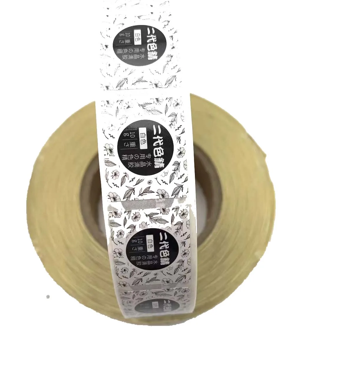 Custom Transparent Holographic Liquor Bottle Rose Gold Foil pvc Shrink Wrap Bottle Labels for Purses Olive Oil Spray Bottles