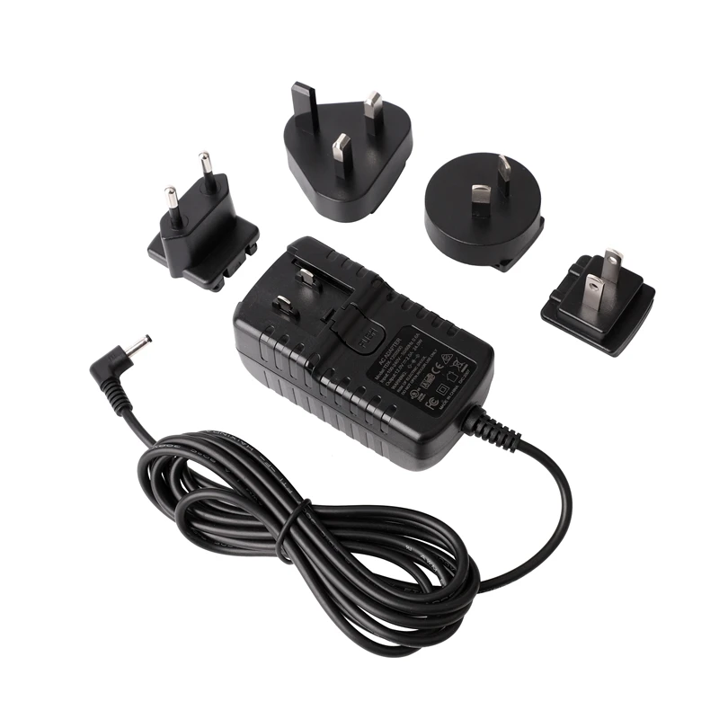  Вход 100 240VAC 50-60 Гц ток на выходе Съемная 24V 0.75A адаптер питания блок стандарта ЕС США Великобритании AU US вилка адаптера переменного