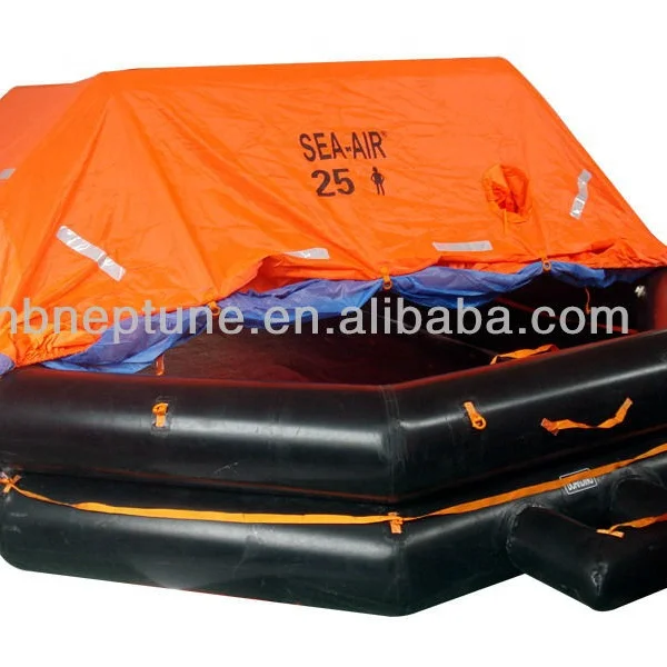 MED approved throwoverboard type Liferafts 25 person
