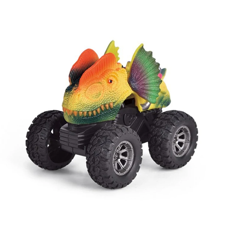 Kids educational dinosaur car toy mini pull back car dino toys