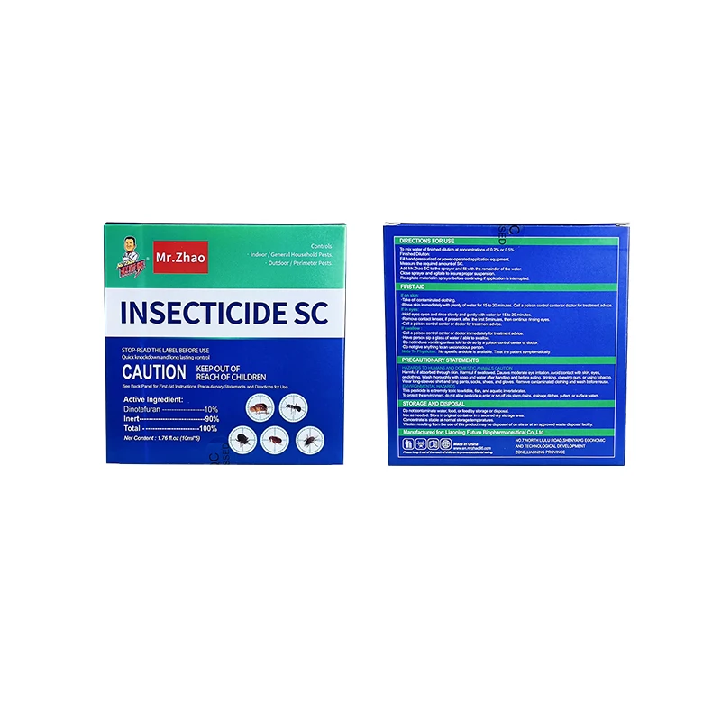 Mr.Zhao China Manufacture 10% Dinotefuran Suspension Concentrate Insecticide Pest Control Kills Bedbug Fly Flea Ant Cockroach