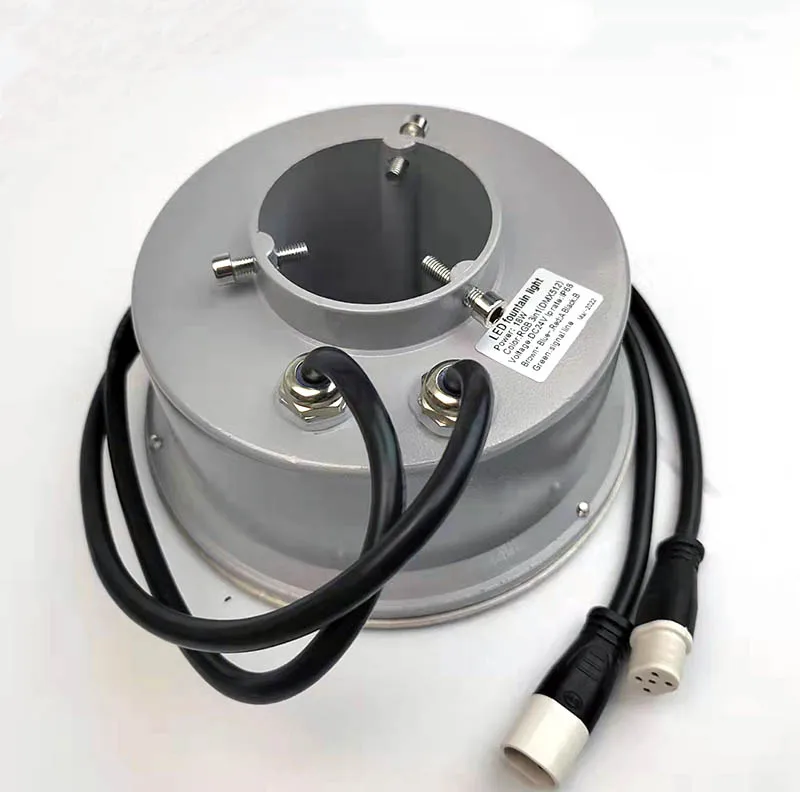 304LSS LED Underwater fountain light outdoor waterproof DMX512 donut IP68 waterproof 18pcs 2W RGB Floating LED Fountain Light