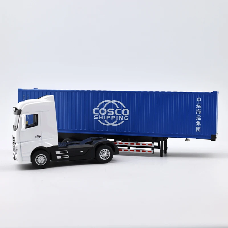 O.A.S Container Model Factory Customized Scale 1:50 Shipping Line Gift SINOTRANS Container Truck Models