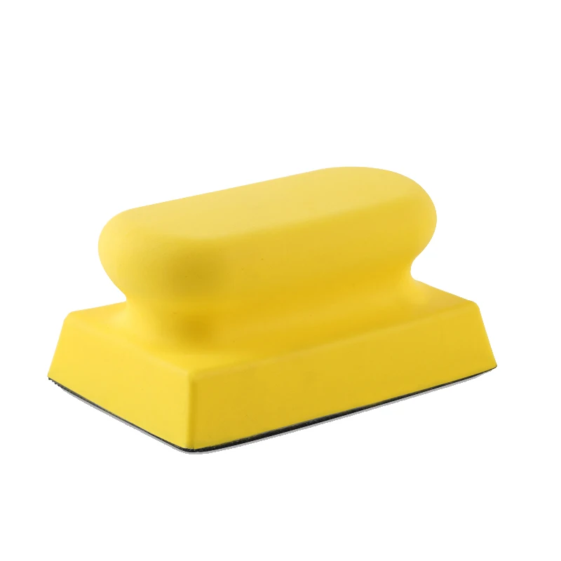 65*96mm Hand Sanding Block Furniture Abrasive Polishing Discs Pad