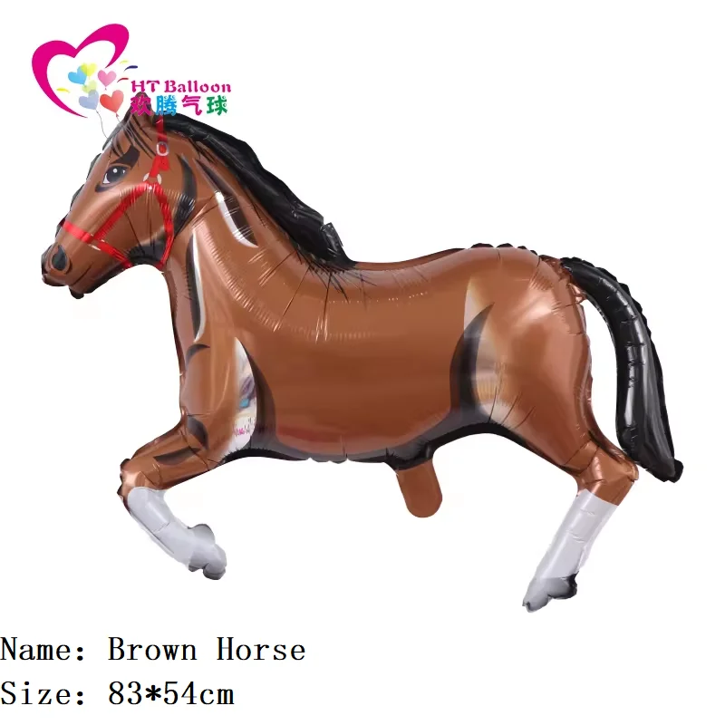 Wholesale Cartoon Horse Shaped Foil  Balloon Alien Cartoon Shape Aluminum Film Balloons Party Decoration Balloon