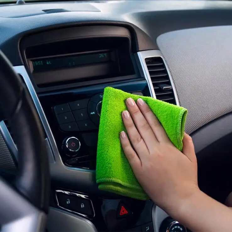 Manufacturer Super absorbent Hand 400gsm kitchen cleaning car drying care detailing car wash microfiber towel