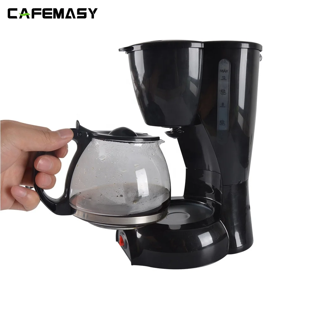 Электрическая кофемашина CAFEMASY для коммерческих помещений кофеварка эспрессо с 12 чашками американская капельная