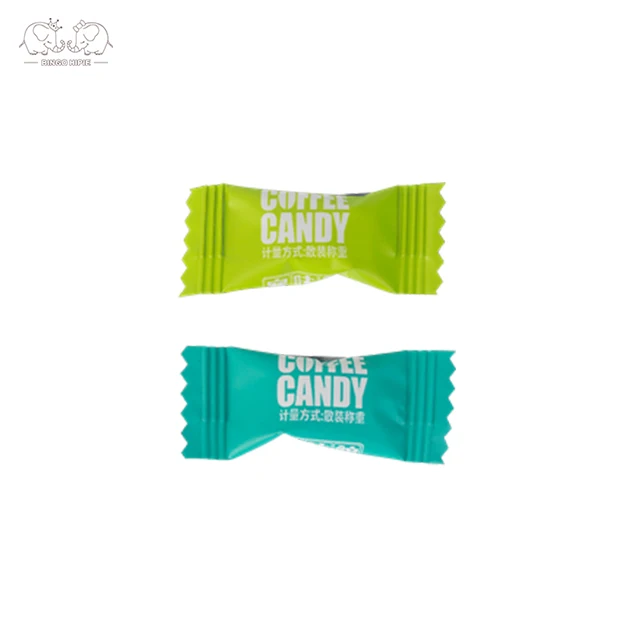Customized Chewing Flavor Press Sweet Coffee Bean Shaped Cocoa Flavor Bulk Candy