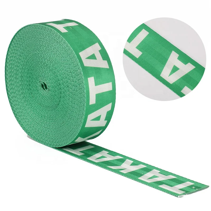 High Quality Resilient Color Webbing Strap Seat Belt Car Safety Belts military webbing dog leash webbing belt