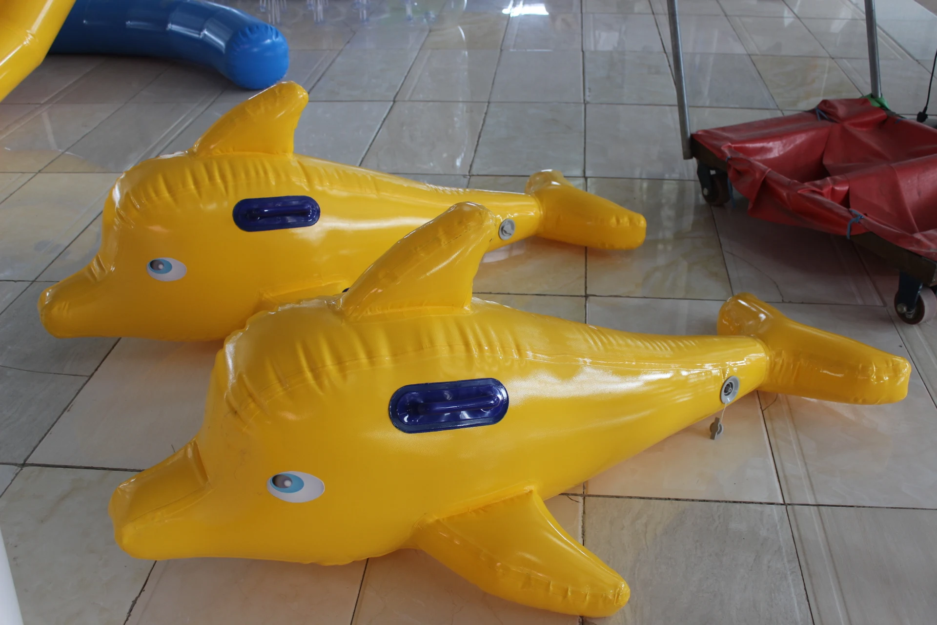 Water Trampoline 3m Diameter PVC Inflatable Bouncer Floating Inflatable Water Jumping Bed Play Equipment