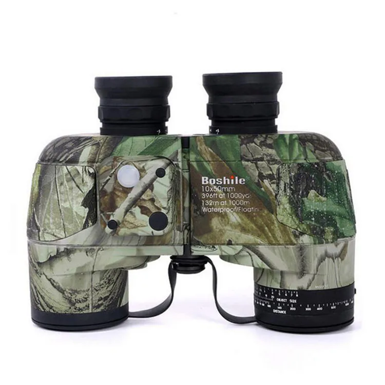 Boshile Profesionales 10x50 Telescope & Binoculars Bak4 Rangefinder Binoculars High Definition Stabilized Binoculars