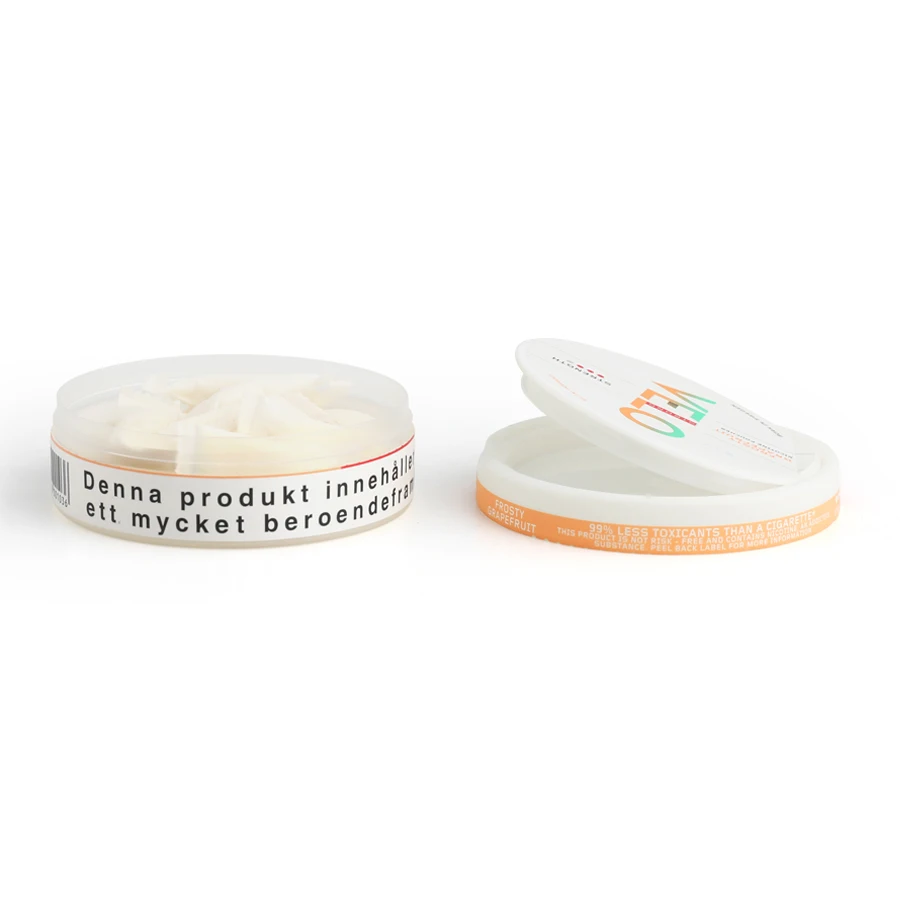 Оптовая продажа ZYN Snus Can Nicotin пакеты для производства завода по изготовлению на заказ PP Nicotin чехол