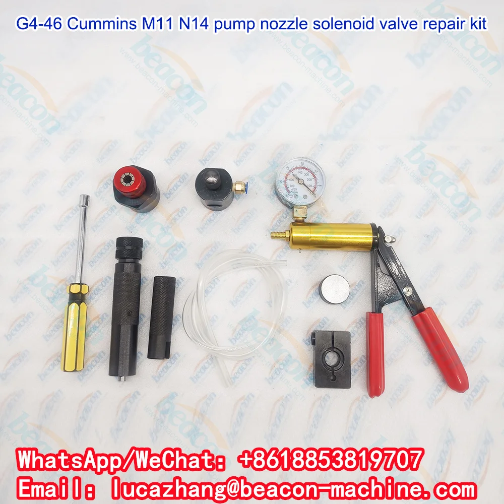 Beacon M11 N14 Disassembly Measuring Common Rail Diesel Injector Repair Tools Solenoid Valve Repair Kit (Excluding Meter)