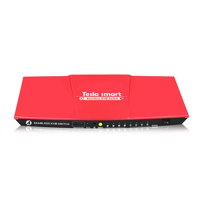 TOP PIP 4 Ports RS232 Kvm Switch Usb 2.0  Seamless switch