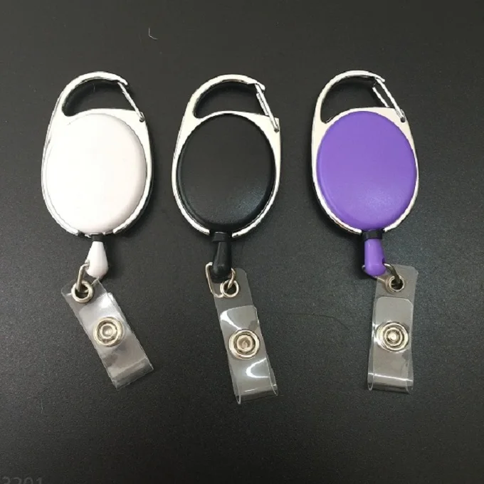 hook  clip yoyo badge reel key holder