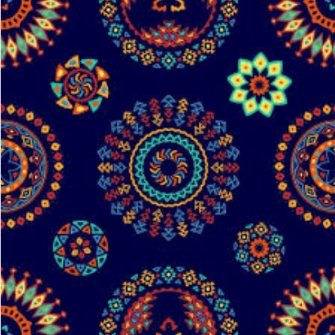 Wholesale Colorful Design Kente and Ankara Fabric African Wax Print Hollandais Poplin Fabric