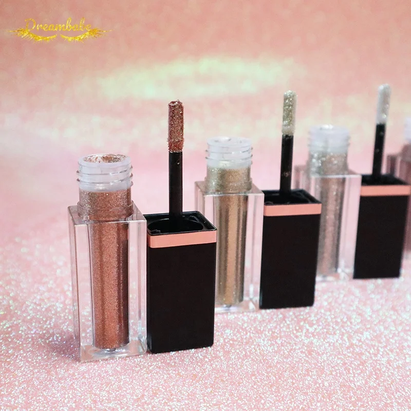 Glitter Liquid Eyeshadow 10 Color Glitter Metallic Shimmer Eye Shadow Face Art Cosmetic Glow Pigment Eyeshadow
