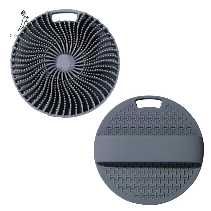 Массажная щетка для ванны отшелушивающая Очищающая Накладка спины усиливающий силиконовый скруббер тела