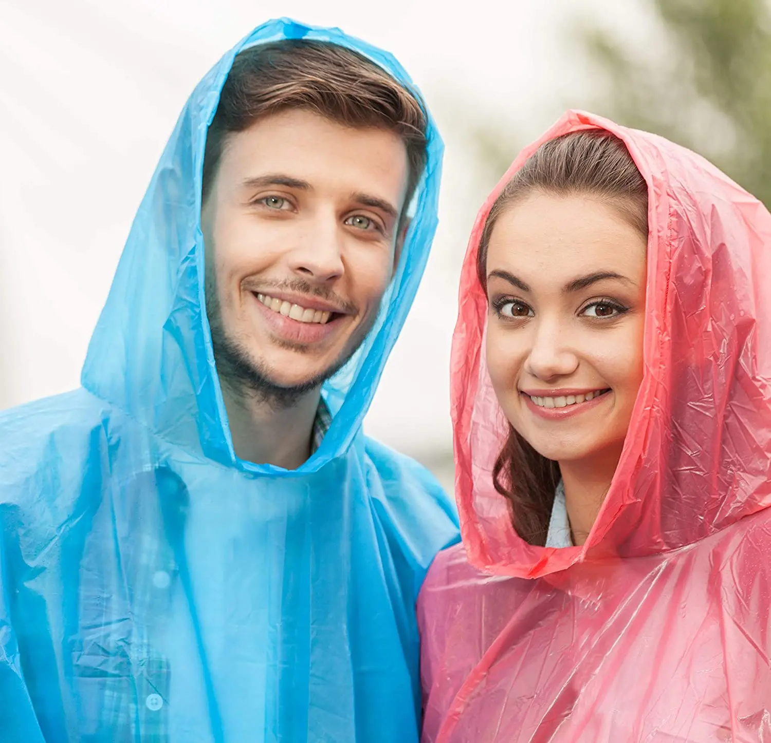 Hot sale cheap PE plastic disposable transparent clear waterproof custom logo raincoat poncho rain wear coat for men adults