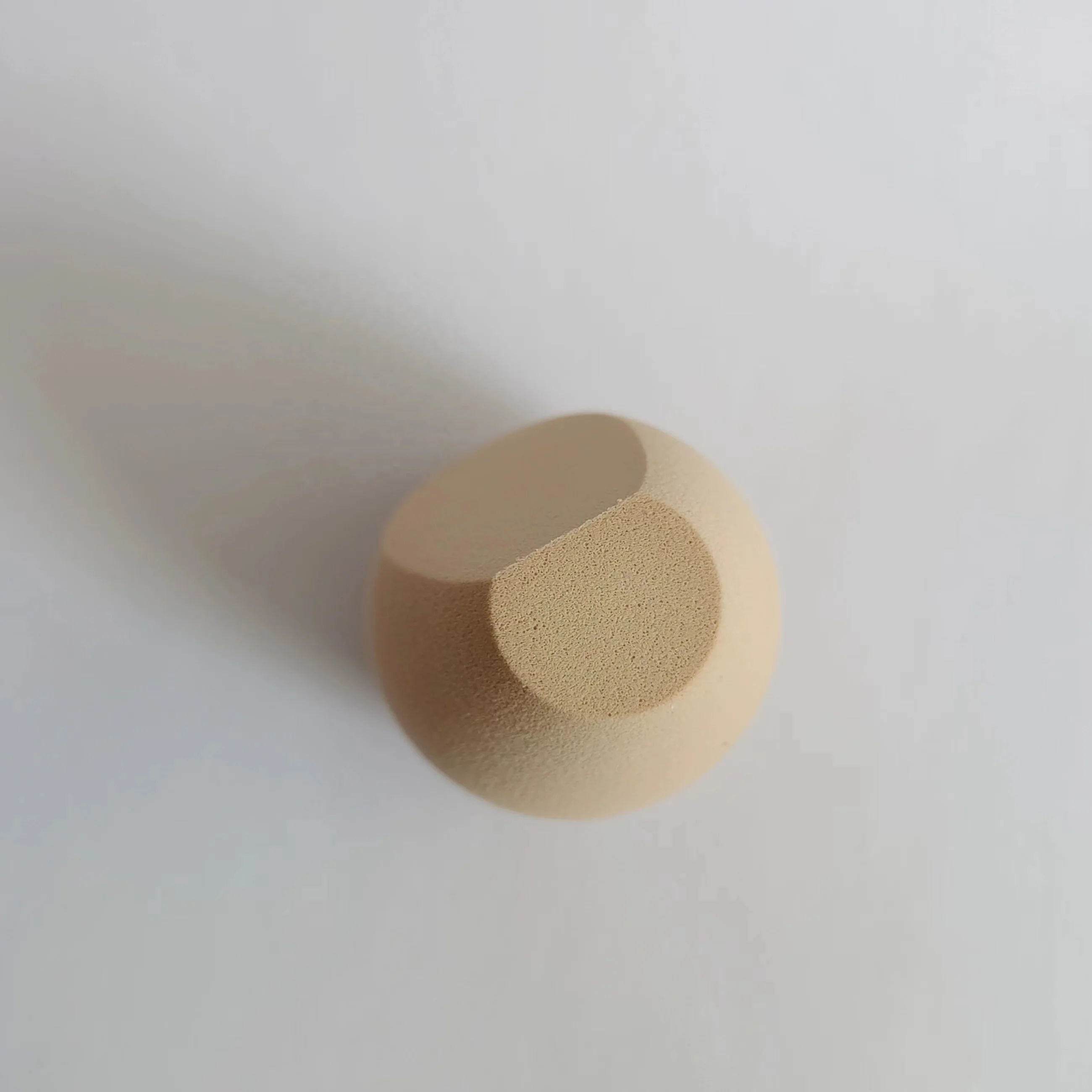two cut shape Sponge wholesale custom lady comfortable soft cosmetic Blender Latex Free makeup beauty sponge puff