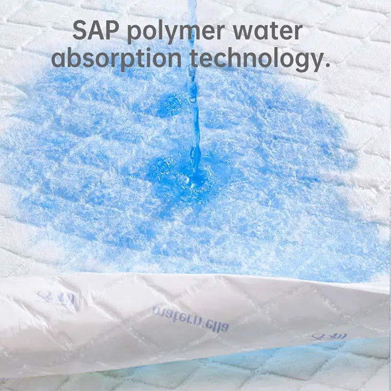 Portable XL Size Underpads Bedridden Patients 60*90 Super Absorbent Disposable ABS Changing Waterproof Sheet Fluff Pulp Material