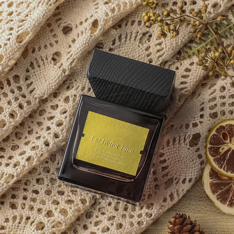 Luxury Home Fragrance Reed Diffuser New Arrival Reed Diffuser Black Wood Lid 100Ml Natural Stick Reed Diffuser For Gift